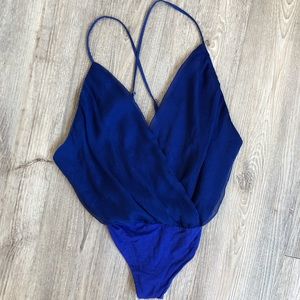 BLUE SEXY BODYSUIT